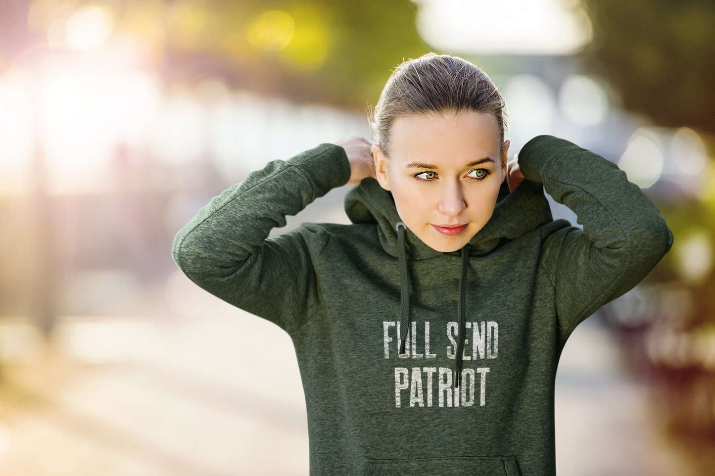 Unisex Full Send Patriot Hoodie