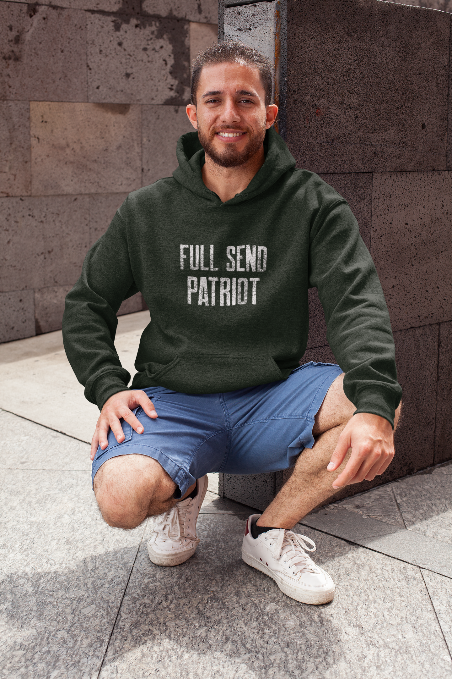 Unisex Full Send Patriot Hoodie