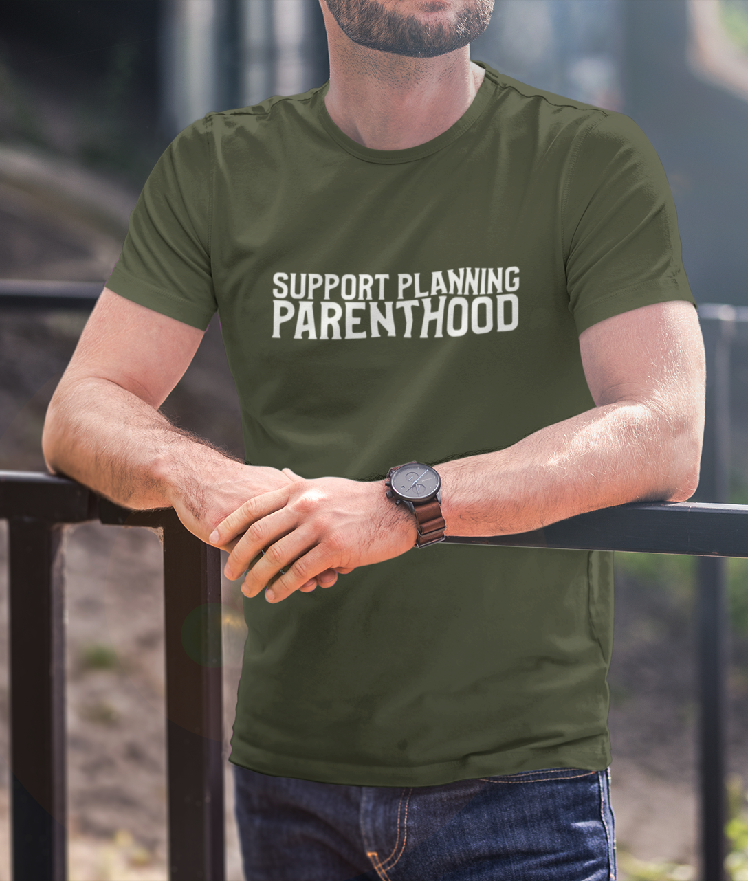 Men's Support Planning Parenthood Tee