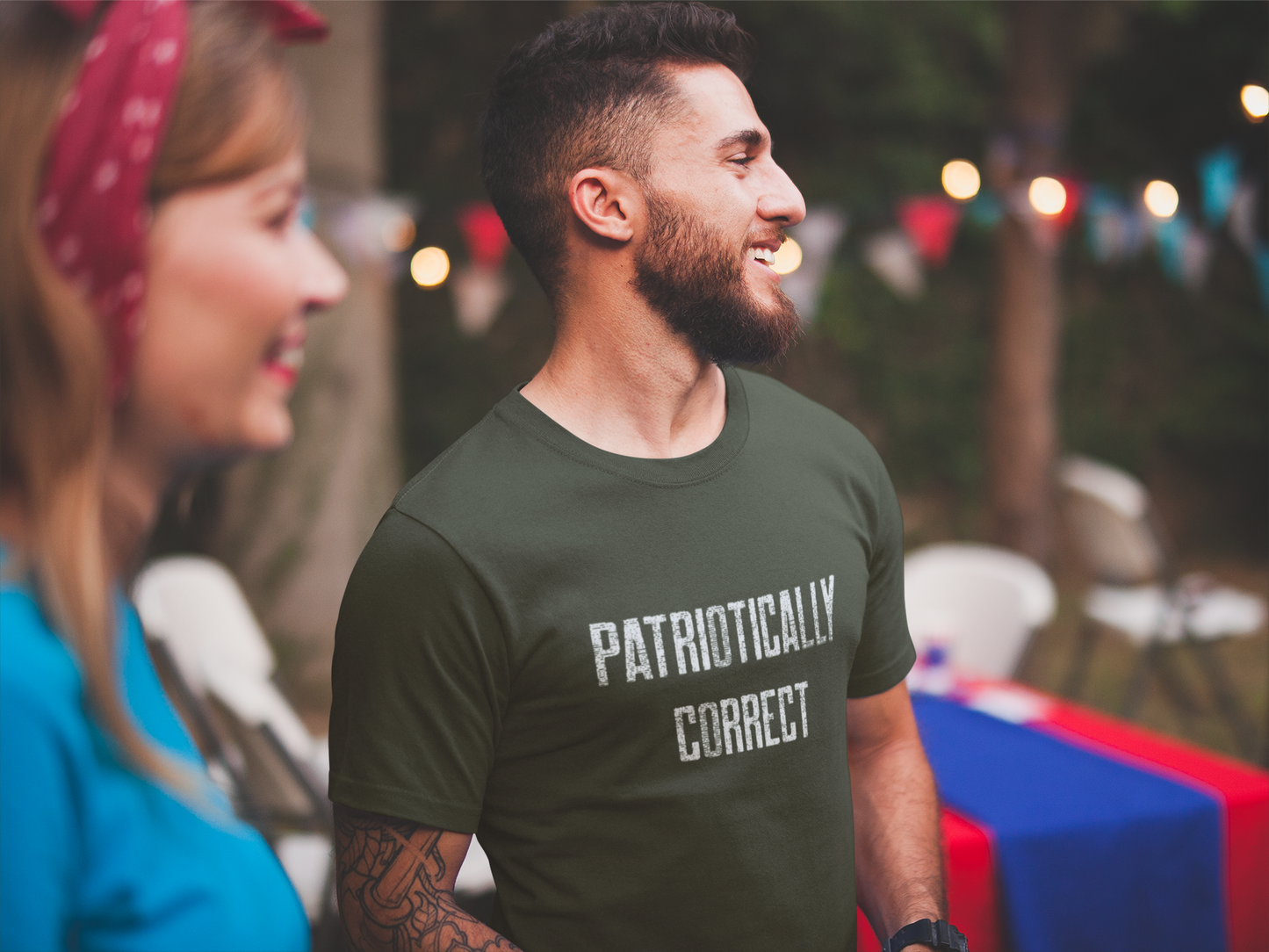 Men's Patriotically Correct Tee