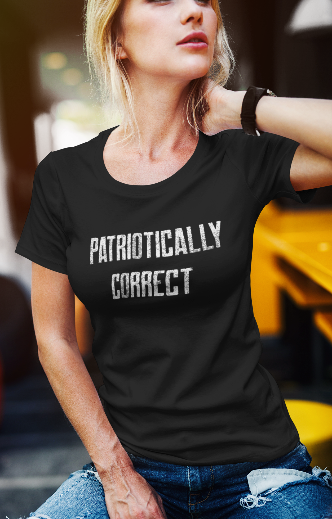 Women's Relaxed Fit Patriotically Correct Tee