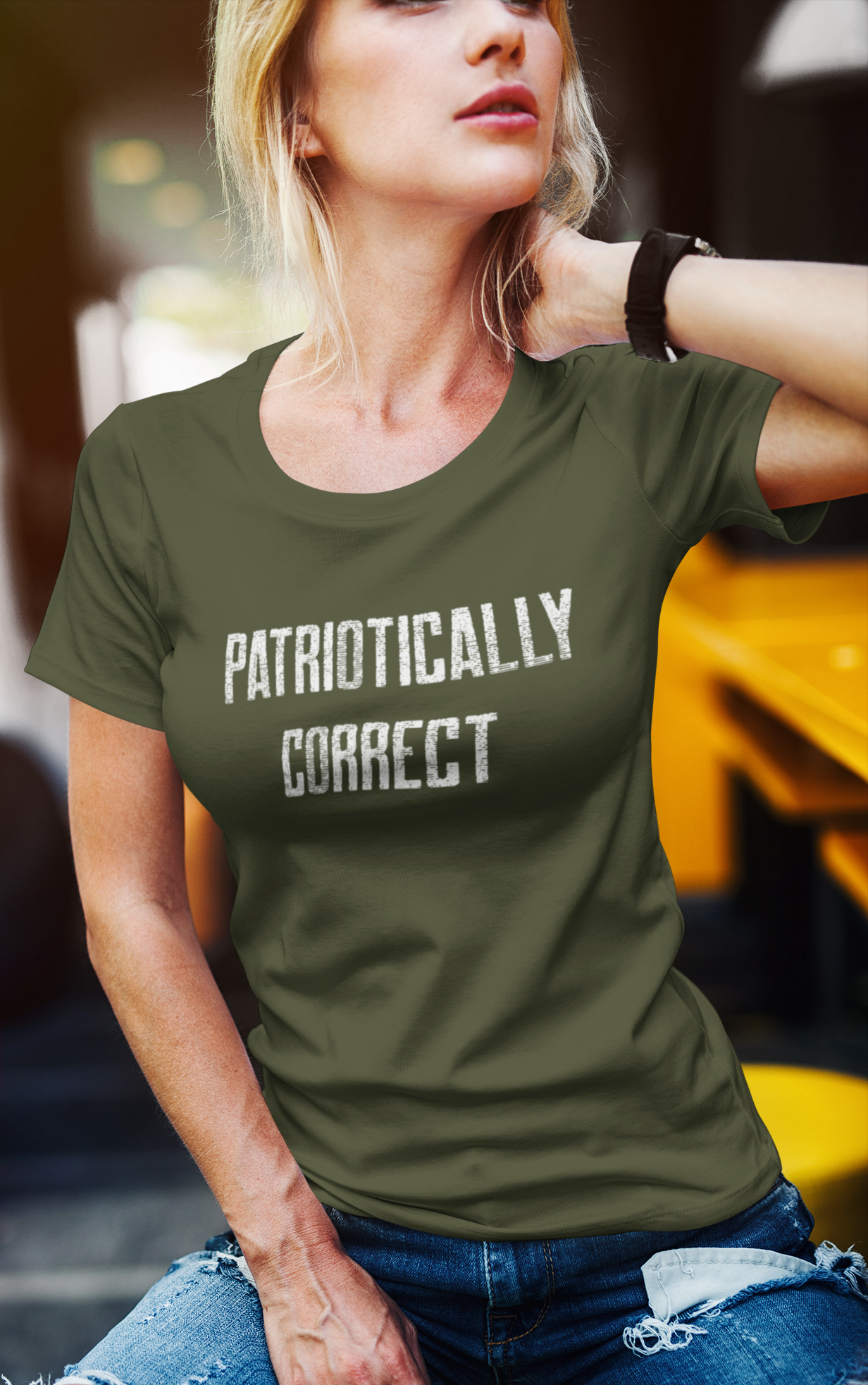 Women's Relaxed Fit Patriotically Correct Tee